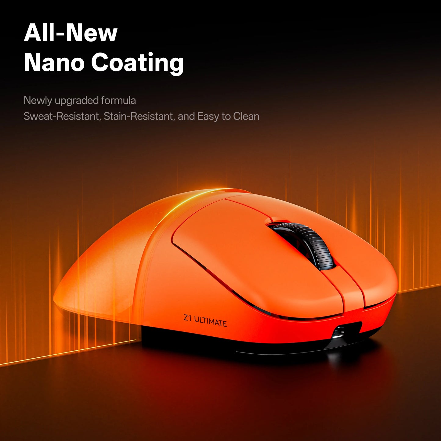 Ratón inalámbrico ATK Blazing Sky Z1 V2 Ultimate PAW3950 Ultra Dual 8K Gaming, ergonómico, desarrollo propio, para manos medianas y grandes