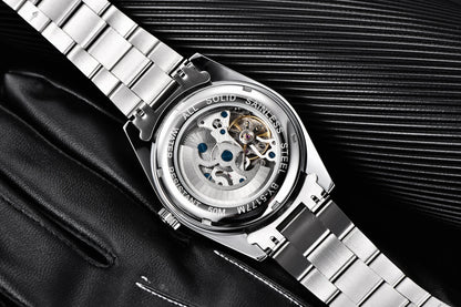 BENYAR 2025 Nuovo orologio meccanico automatico da uomo, stile business e sportivo di lusso, impermeabile 50M, orologio da uomo