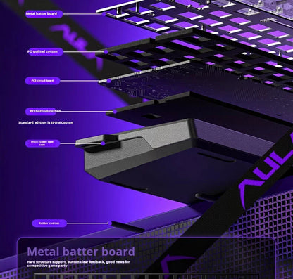 AULA WIN60 HE Tastiera cablata ad asse magnetico RT, tastiera meccanica personalizzata per giochi e-sport, polling rate 8K