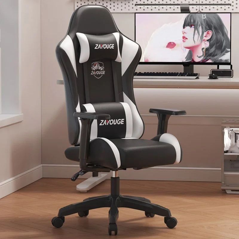 Cadeira de Escritório Gaming Reclinável AOLIVIYA para Computador em Casa, Rotativa, com Elevação, Encosto e Apoio para Pés, para Cybercafé e E-Sports