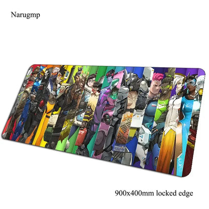 Overwatch podloga za miš, rođendanski računalni podložak 900x400x3mm, velika gaming podloga za miš, poklon, podloga za miš i tipkovnicu za PC gamere