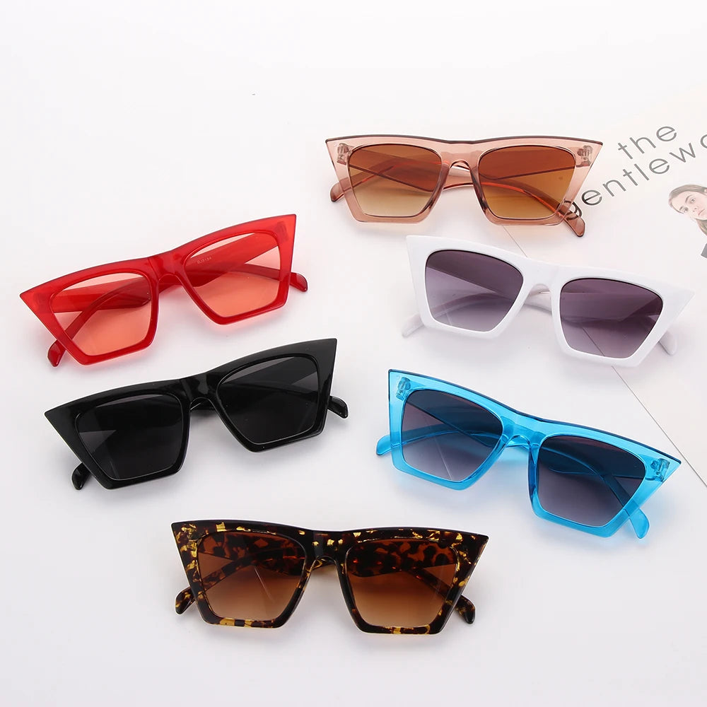 NEW Fashion Square Sunglasses Women Designer Luxury Man/Women Cat Eye Sun Glasses Classic Vintage UV400 Outdoor Oculos De Sol