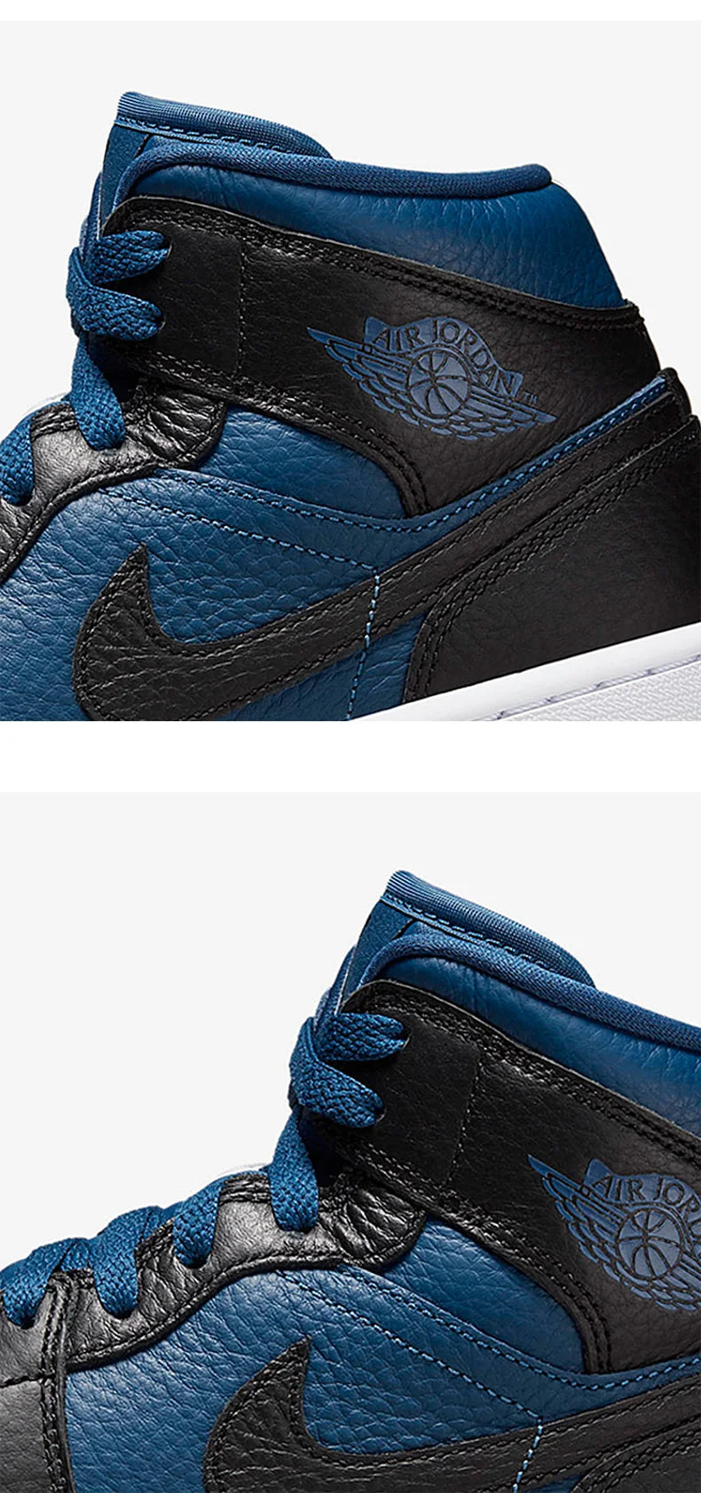 Nike genuine Jordan 1 Mid SE Women's Contrast Splicing Board Shoes DR0501-401
