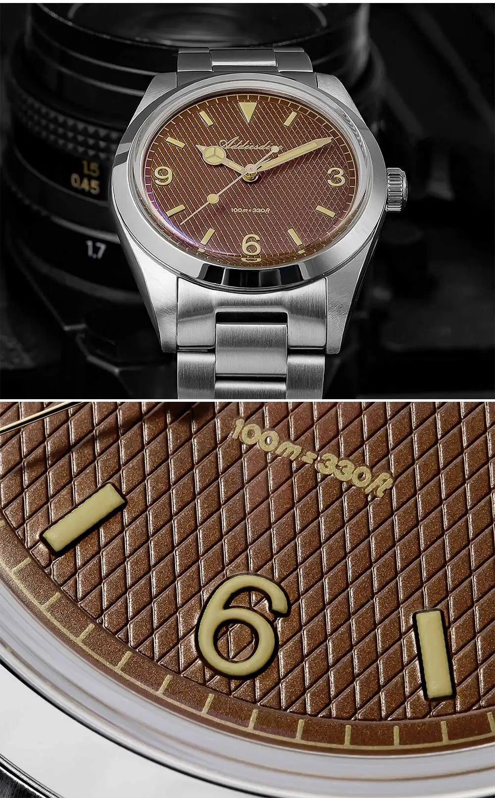 ADDIESDIVE 2025 NEW Watch For Men 316L Stainless Steel 10Bar Diving Luminous AD2096 Luxury Gift Quartz Wristwatch reloj hombre