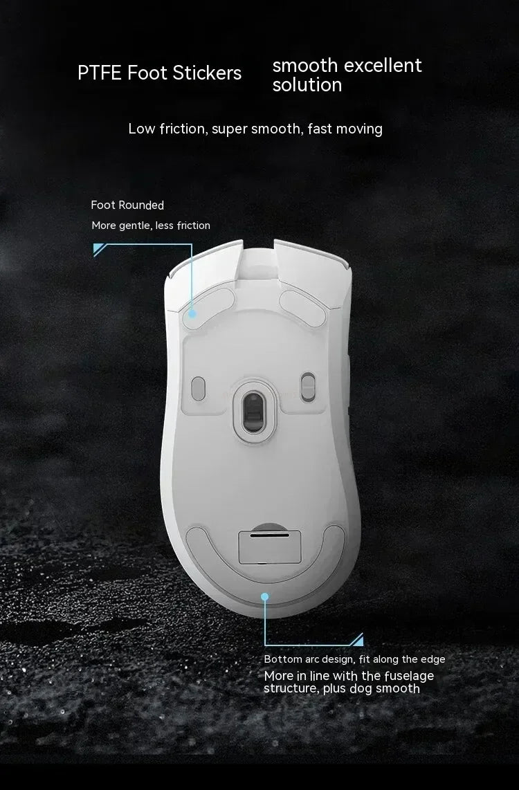Ratón inalámbrico Metaphyuni Metapanda P1 Pro Max, PAW3395, baja latencia, ligero, para e-sports y gaming, ergonómico, regalo para gamer de PC