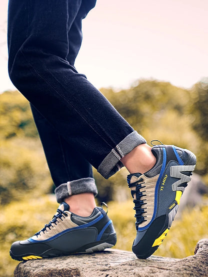 Zapatillas de trekking para hombre Outdoor Lover, impermeables, botas de montaña de cuero genuino, calzado táctico para caza en bosque