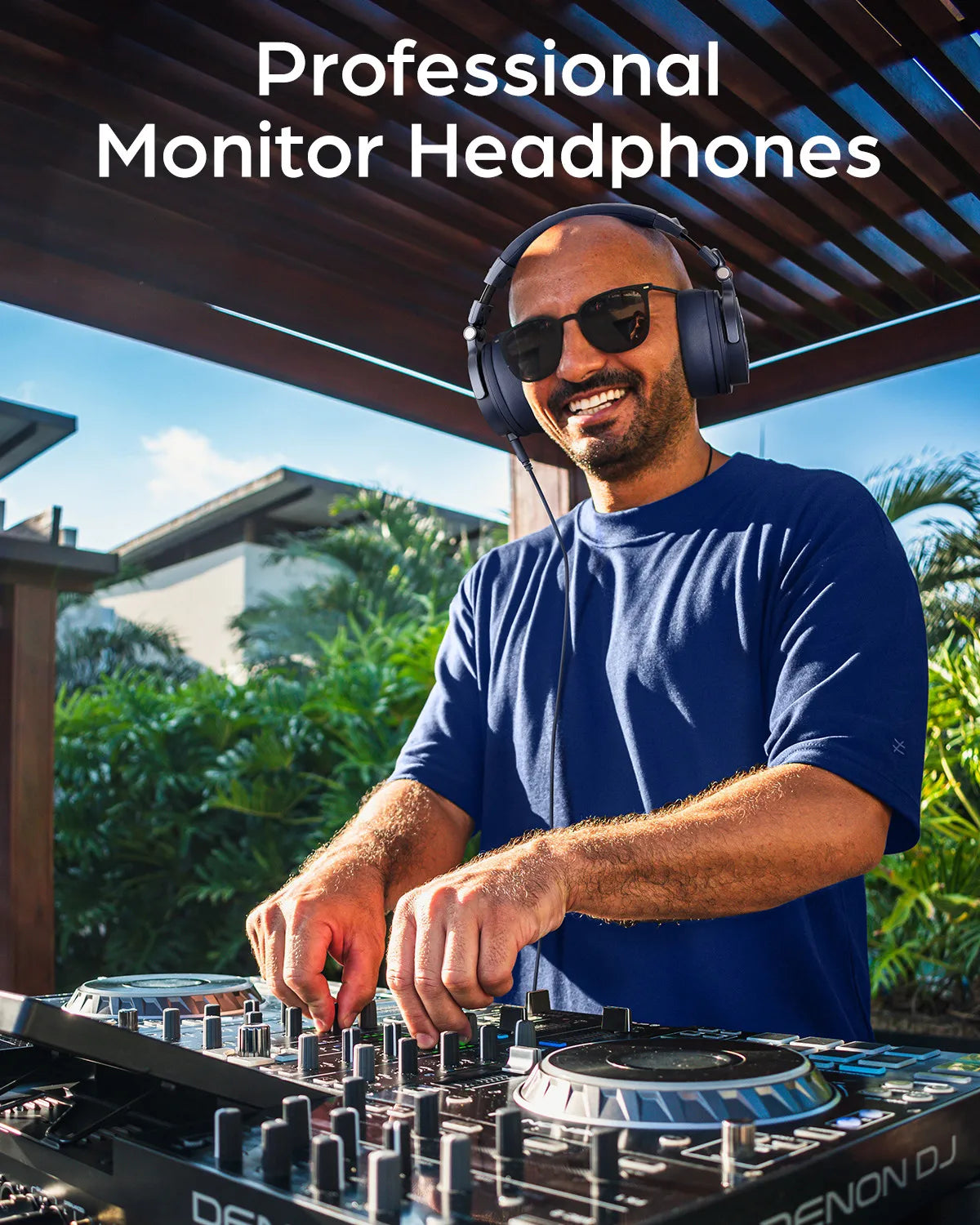 Oneodio Monitor 60 Wired HiFi Headphones Professional Studio DJ Headphones Stereo Over Ear Headset With Hi-Res Audio Microphone
