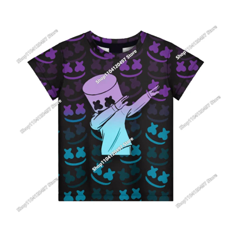 Camiseta 3D Battle Royale Fortnite, camisetas para hombres y mujeres, niños y niñas, tops de dibujos animados Victory, ropa para adolescentes, camisetas y tops infantiles de héroes de videojuegos