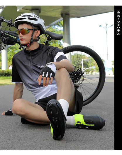 Zapatillas de ciclismo ultraligeras, transpirables y ligeras, con suelas rígidas compatibles con SPD para entrenamiento y competición en bicicleta de carretera y montaña