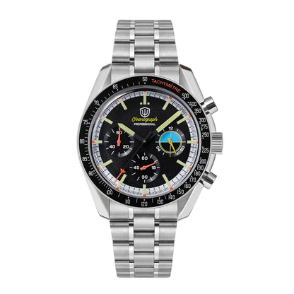 Reloj para hombre Watchdives New Wd1863 de cuarzo VK63, cronógrafo, cristal de zafiro abombado, resistente al agua, 39Mm, acero, marca líder, lujo, negocios