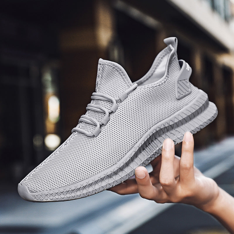 Breathable Men's Running Shoes Fashion Platform Men Casual Shoes Lightweight Women Vulcanized Shoes Flexible Anti-slip Sneakers