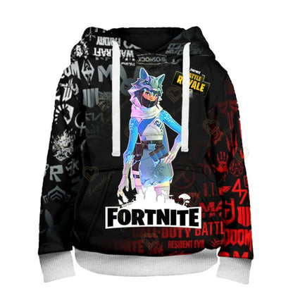 Felpe con cappuccio Fortnite Peely Print New Design, per uomo, donna e bambino, a maniche lunghe, stile casual streetwear