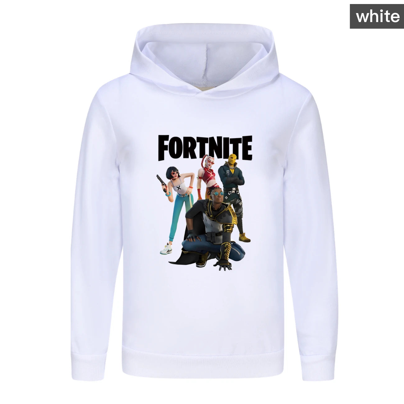 Felpa con cappuccio Fortnite per bambini, abbigliamento da principessa per bambine, abbigliamento moda per neonati, vestiti da maschietto, felpa primavera autunno, top per bambini 4403