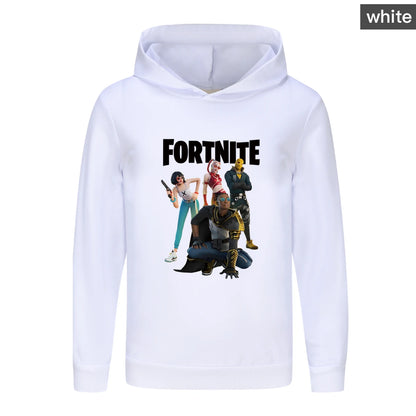 Felpa con cappuccio Fortnite per bambini, abbigliamento da principessa per bambine, abbigliamento moda per neonati, vestiti da maschietto, felpa primavera autunno, top per bambini 4403