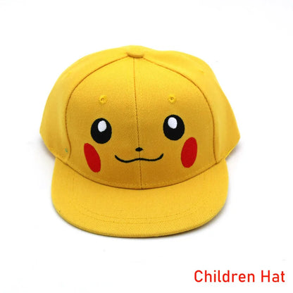 Καπέλο Anime Pokemon Καπέλο μπέιζμπολ Ρυθμιζόμενο Pikachu Cosplay Hip Hop Κινουμένων Σχεδίων Καπέλα για Ενήλικες Αγόρια Κορίτσια Παιδιά Δώρα Γενεθλίων