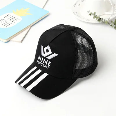 Summer autumn Kid Boy Cartoon Letter Embroidered Baseabll Caps Children Girls Outdoor Leisure Mesh Sport hats