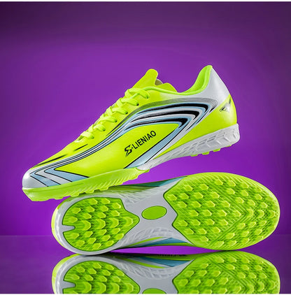 Nouvelles chaussures de football pour hommes, crampons de terrain antidérapants, chaussures de football pour l'entraînement, baskets de haute qualité, futsal, intérieur, vente chaude, extérieur