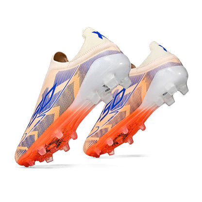Chaussures de football respirantes avec crampons longs FG/AG, adaptées à toutes les saisons, chaussures de sport antidérapantes (disponibles en plusieurs couleurs)