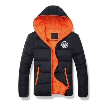 2026 Dragon Ball GOKU Anime Print Autumn and Winter Men's New Six-color Cotton-padded Warm Zipper Jackets Casual Fashion Coats