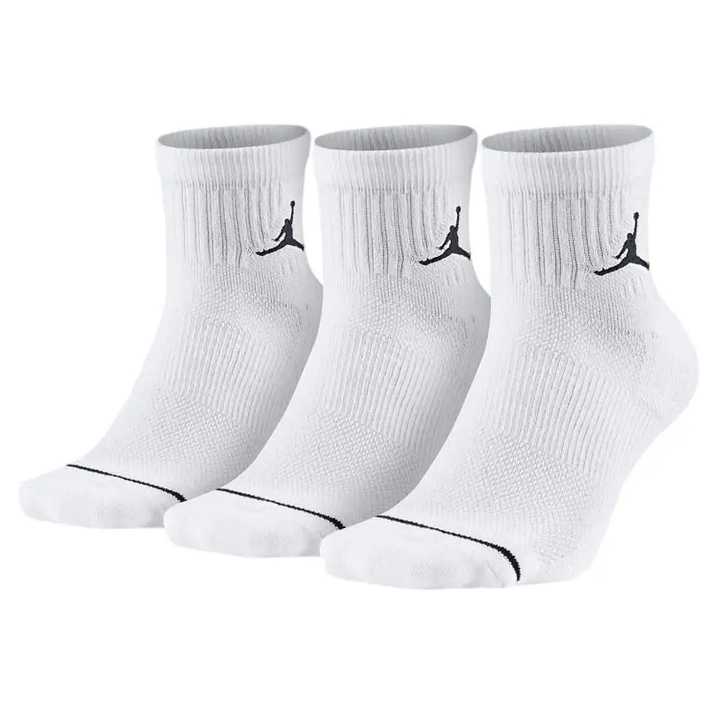 Nike Air Jordan Men's and Women's Knee-High Sports Socks, 3-Pack, Comfortable and Breathable Basketball Socks SX5544-017