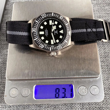 Titanium Case Tandorio 42mm Retro FXD NH35 PT5000 Mechanical Men Watch Sapphire 200M Diver Watches Luminous Montres hommes