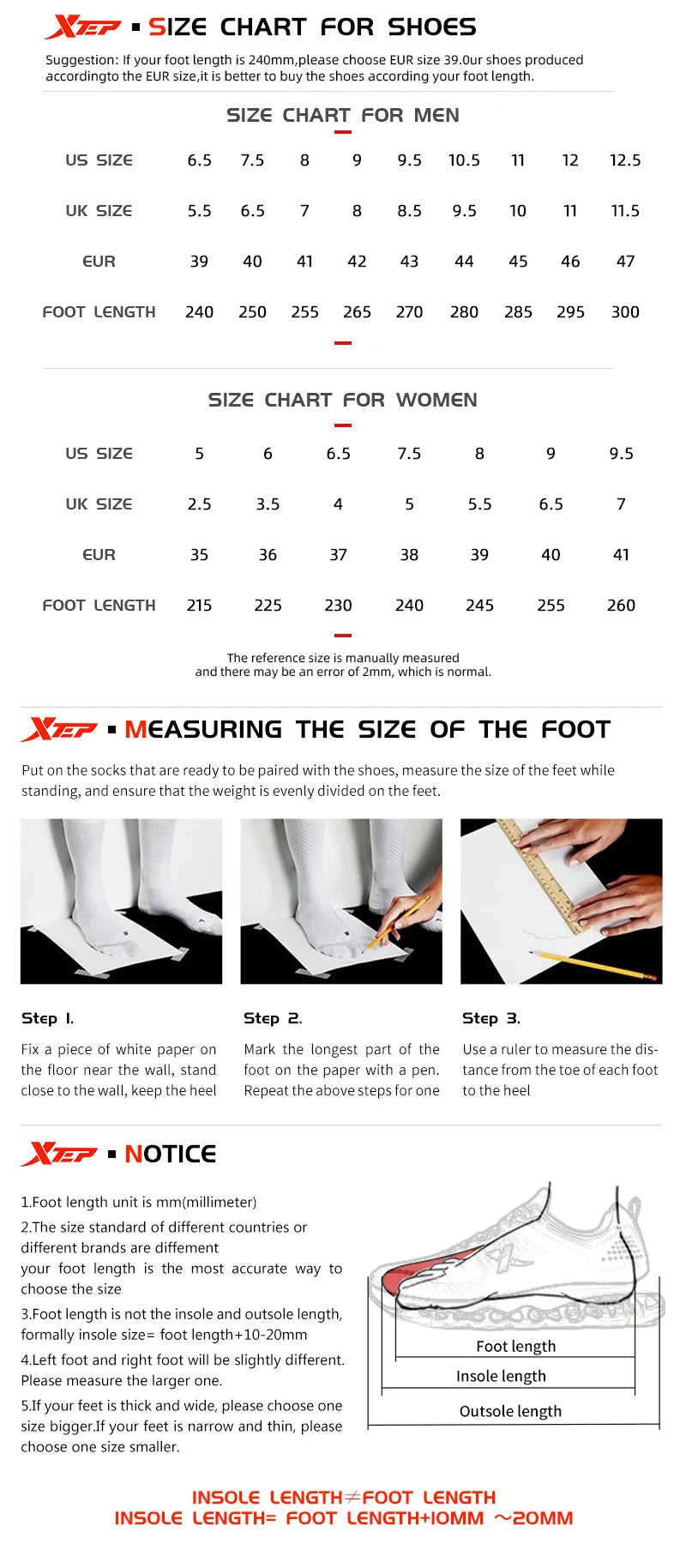 Xtep Sports Shoes Men’s Mesh Breathable Running Shoes, Winter Marathon Black White Men’s Sports Sneakers, Model 879119110110