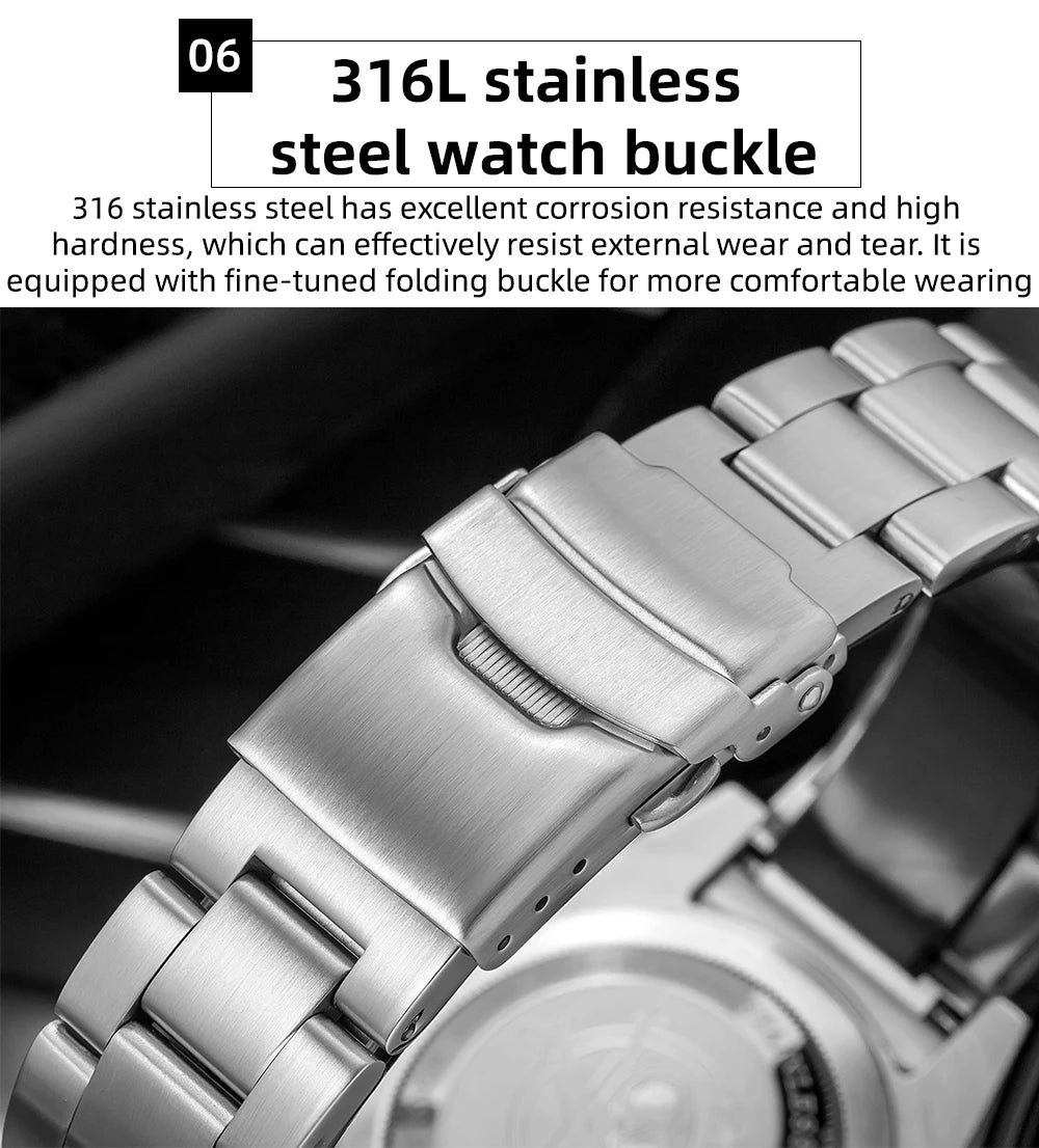 ADDIESDIVE AD2089 NEW Sports Watches Men's 41mm Quartz Watch Colorful Rotatable Bezel BWG9 Luminous 200m Waterproof Diving Watch