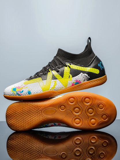 Zapatillas de fútbol para hombre, tacos de alto rendimiento, calzado profesional de fútbol sala, botas rápidas para campo de fútbol, zapatillas originales de entrenamiento para niño