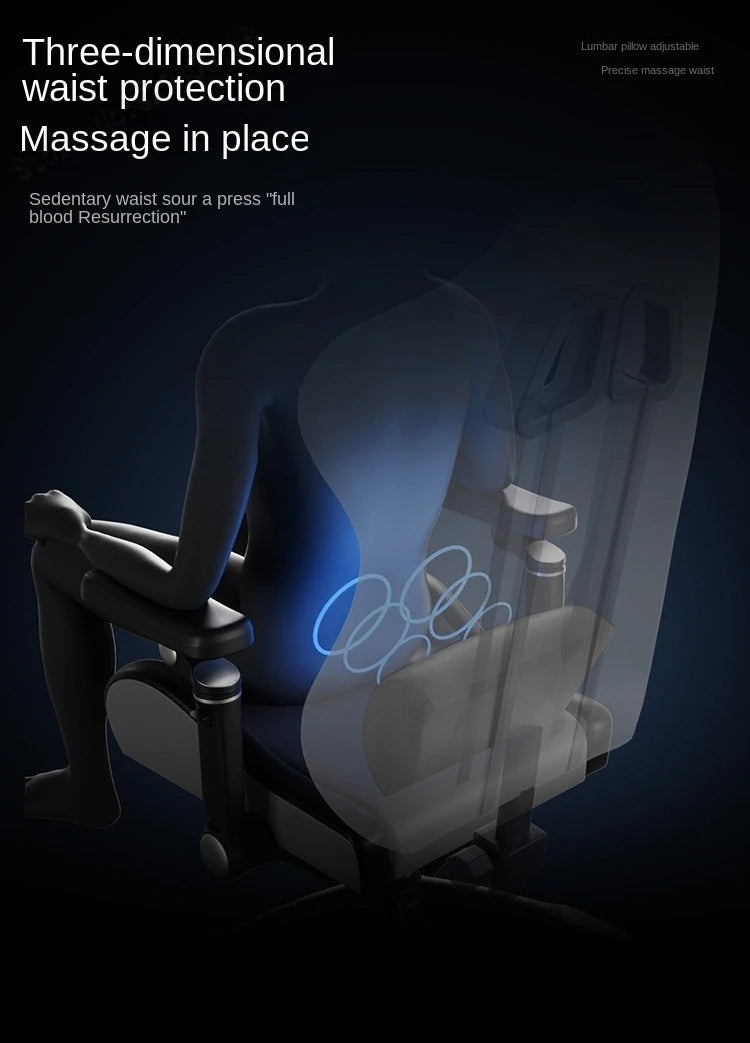 New Gaming Chair 9D Mechanical Dynamic Armrests 3D Lumbar Support Wide Seat Ergonomic Chair Gaming  Live Streaming  Swivel Chair