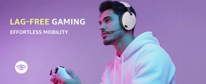 Casque Gaming Sans Fil Acinaci BL500 2.4G Bluetooth 5.3 et Filaire – Micro à Réduction de Bruit, Batterie 30H, Haut-Parleurs 50mm pour PC, PS5, PS4