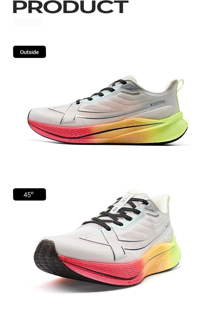 Buty do biegania Xtep 2000km 3.0 dla kobiet – wiosenne trampki z amortyzacją, do treningu i joggingu, odporne na zużycie, lekkie 875118110034
