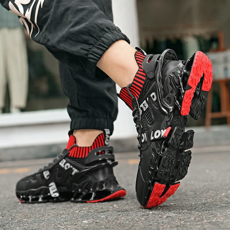 Chaussure Homme Chaussures de course respirantes pour hommes, baskets décontractées pour hommes, chaussures de tennis pour hommes, entraîneur de course, mocassins à la mode, luxe