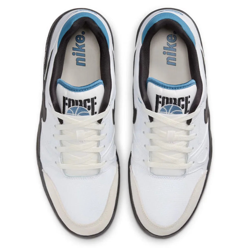Nike Ful Force Low-Top skatesko til mænd, sort/hvid/blå, HJ7262-100