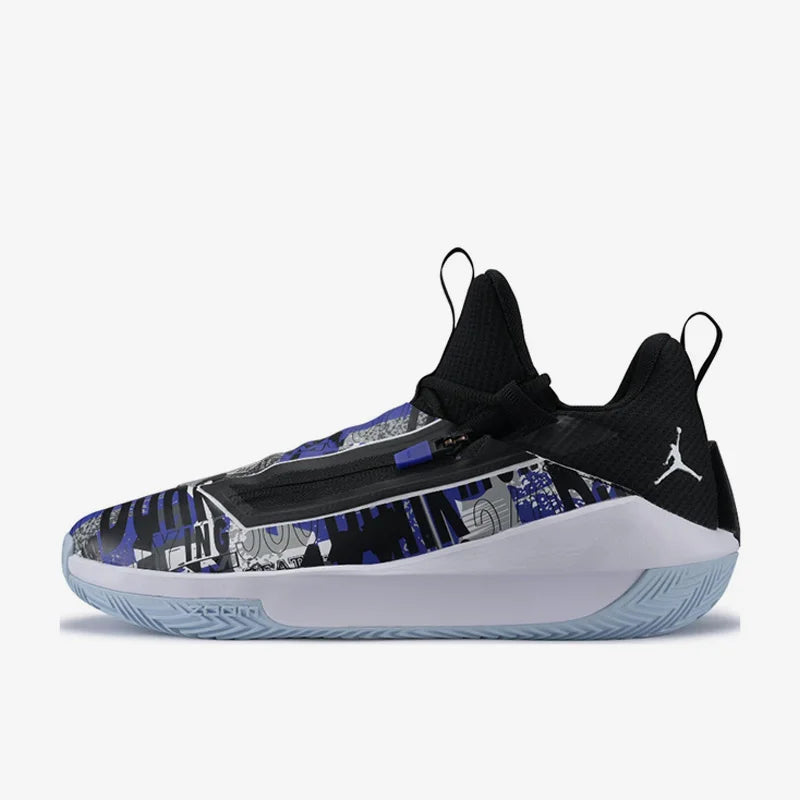 Nike officiella äkta Jordan Jumpman Hustle PF basketskor för män AQ0394