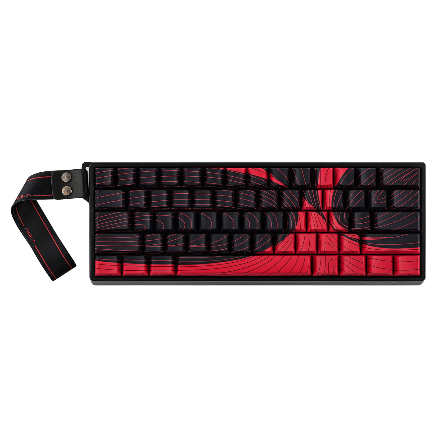 Teclado mecánico con cable AULA WIN60 HE/WIN60 HE MAX 60% con estructura tray-mount hot-swap e interruptores magnéticos Hall Effect