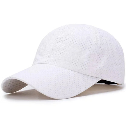 Casquette pour homme printemps-été, couleur unie, en maille ; casquette de baseball pour femme, automne, édition coréenne ; casquette anti-UV, en maille respirante, à visière