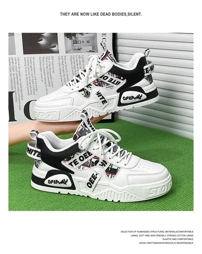 New Skateboard Men's Shoes Summer Sneakers Leather Casual Fashion Outdoor Running Sports Hiking Tennis Platform Designer Luxury