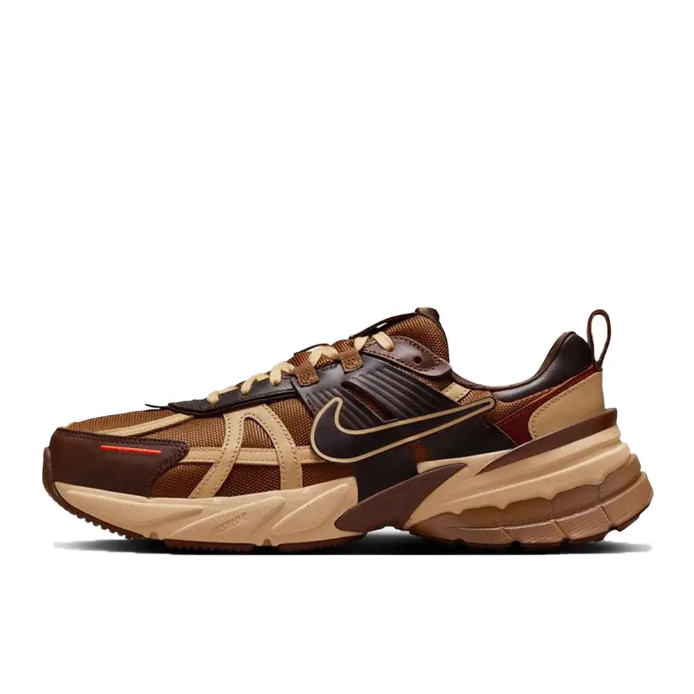 Nike V2K Run Soft, Comfortable, Breathable Low-Top Running Shoes Unisex Brown HQ3445-222
