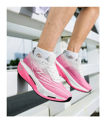 Sneakers da uomo in mesh comfort, scarpe da tennis 2025, running da uomo con piastra in carbonio 3.0, ammortizzazione per sport, allenamento e jogging