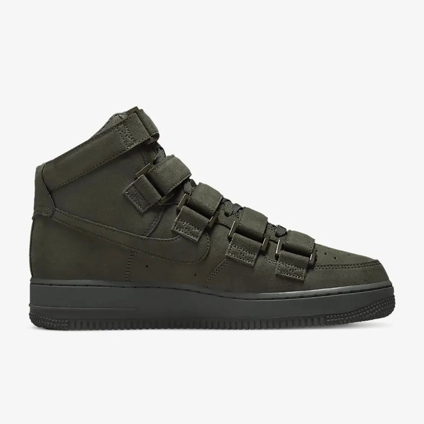 Nike Official Authentic Air Force 1 Unisex High-Top Sports Sneakers with Velcro DM7926-300