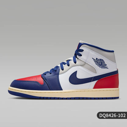Nike Authentic JORDAN Men's Leather Sports Wear-Resistant Classic Basketball Shoes DQ8426-102