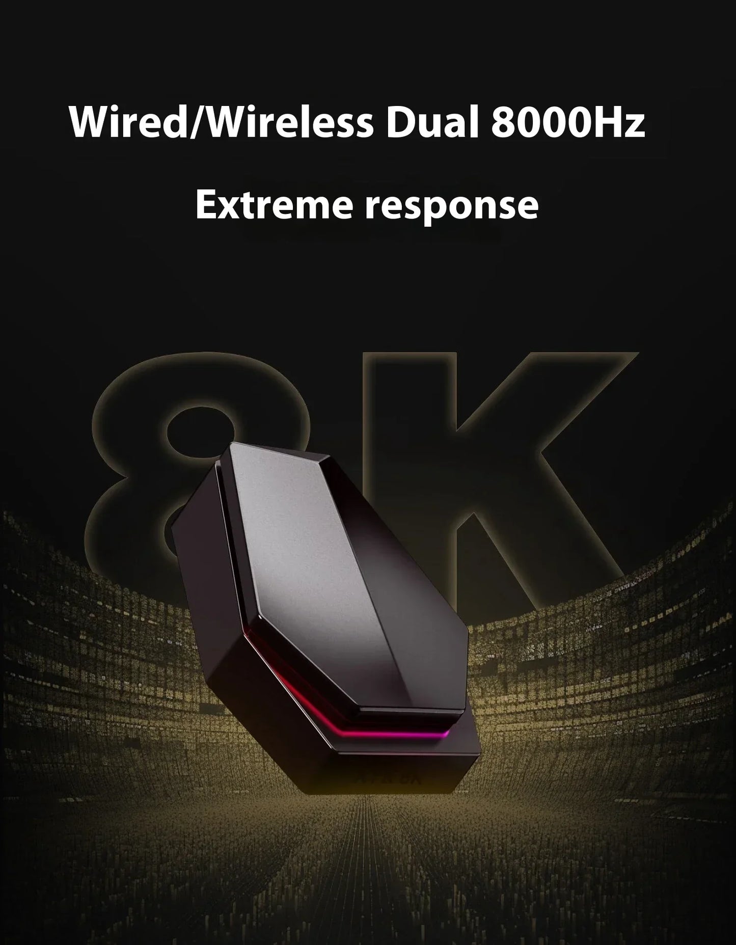 Ratón gaming inalámbrico ATK Blazing Sky X1/X1V2 8K de baja latencia, ligero para FPS, Liekong E-sports, accesorios personalizados para PC