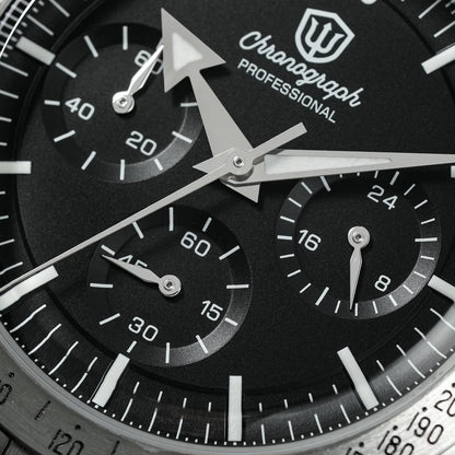 Reloj para hombre Watchdives New Wd1863 de cuarzo VK63, cronógrafo, cristal de zafiro abombado, resistente al agua, 39Mm, acero, marca líder, lujo, negocios