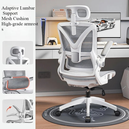 Ergonomic Gaming Chair 3D Lumbar Support Racing Swivel Adjustable Breathable Mesh High Density Sponge Seat Silla De Escritorio