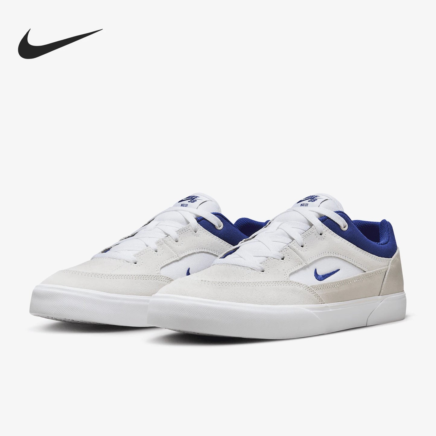 Zapatillas deportivas bajas con cordones para hombre Nike Authentic SB Malor resistentes al desgaste FV6064-100