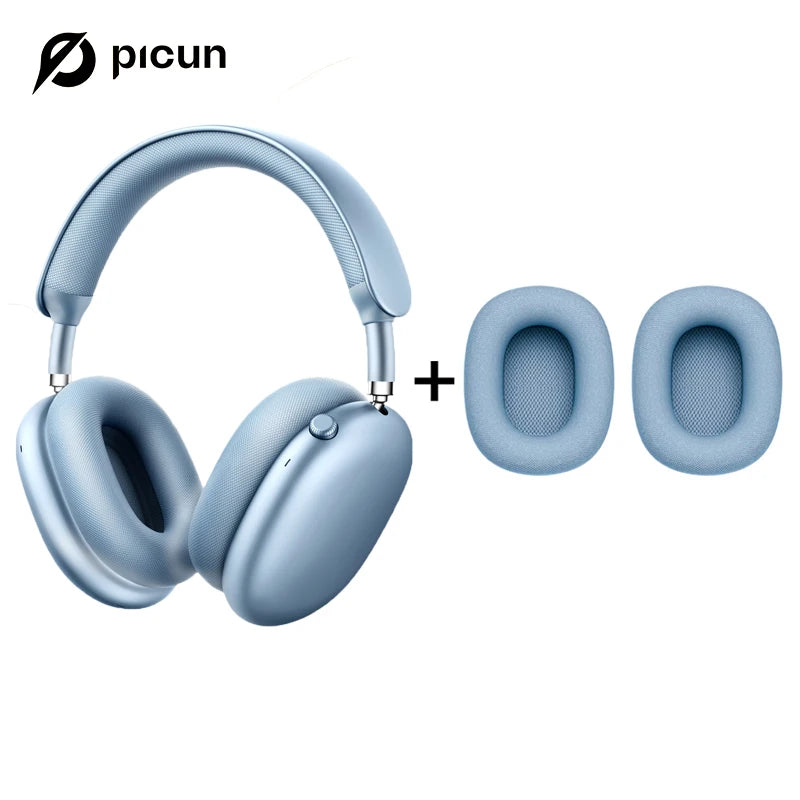 Cuffie wireless Picun F8MAX ANC, cancellazione attiva del rumore ibrida 59dB, audio spaziale, auricolari Bluetooth 6.0, headset over-ear 180H