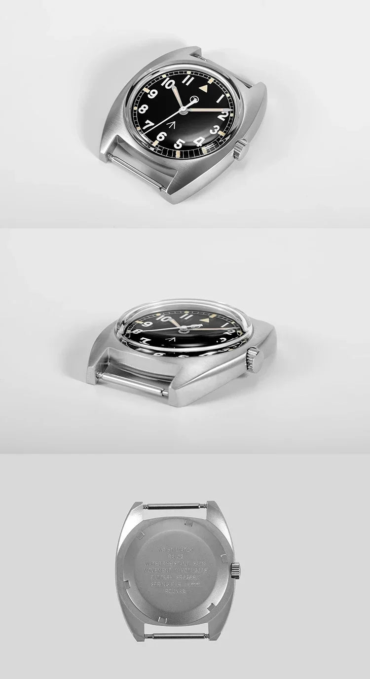 RDUNAE RA02 2025 New Men's Quartz Watch K1 Mineral Crystal Miyota Super 2035 Stainless Steel Night Light Waterproof 5ATM Men's