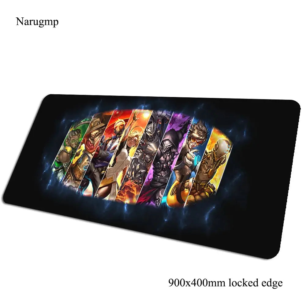 Overwatch podloga za miš, rođendanski računalni podložak 900x400x3mm, velika gaming podloga za miš, poklon, podloga za miš i tipkovnicu za PC gamere
