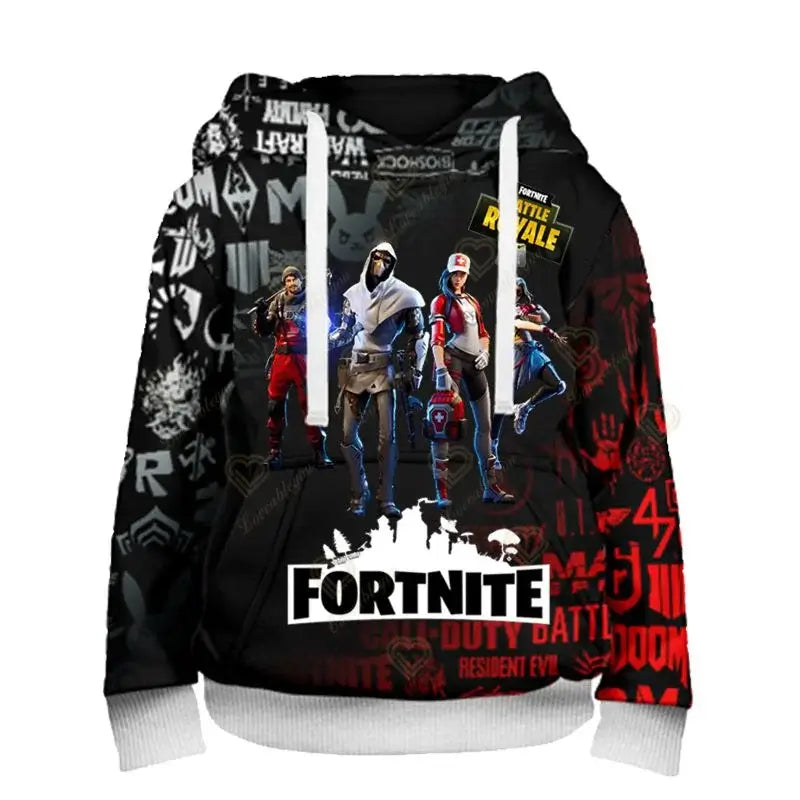 Felpe con cappuccio Fortnite Peely Print New Design, per uomo, donna e bambino, a maniche lunghe, stile casual streetwear