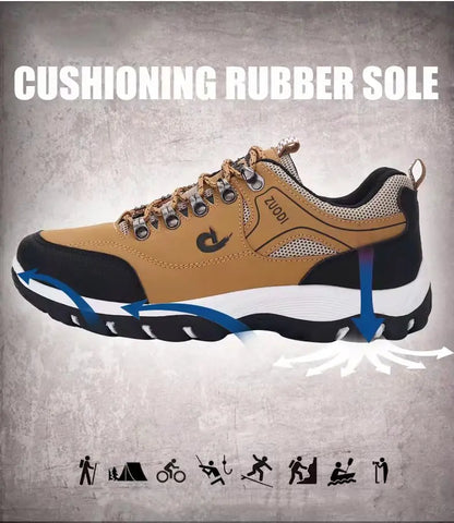 Scarpe da trekking da uomo in EVA, impermeabili, antiscivolo, in pelle, per sport outdoor, campeggio, running e jogging, novità 2025